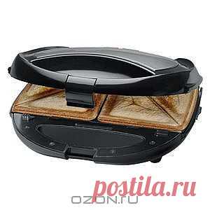 Clatronic ST/WA 3490 сэнвич-гриль 3 в 1 -
Сэнвич-гриль Clatronic ST/WA 3490 с формами из нержавеющей стали, 3 в 1: сэндвичница, вафельница и контактный гриль. Универсальное использование за счет трех различных сменных пластин (для сэндвич-тостов, вафель, гриля). Таким образом, заменяя формы вафельницы одну на другую, вы быстро приготовите и поджаренный сэндвич на завтрак, и полезное мясо-гриль или овощи-гриль на ужин, и вкусные домашние вафли на десерт.