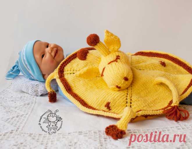 Giraffe Toy Baby Lace Blanket | Craftsy