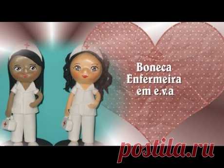 Passo a Passo Boneca Enfermeira em E.V.A