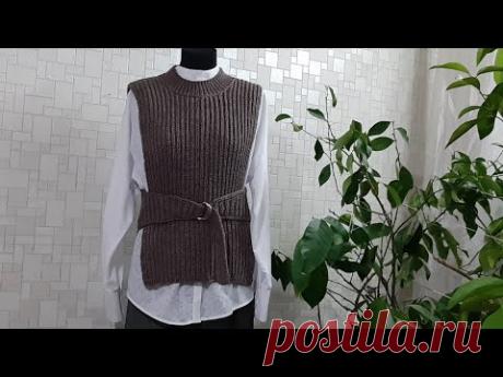 Жилет - манишка для дочери.