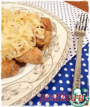 Рулетики из свинины с пряной начинкой из феты - кулинарный рецепт