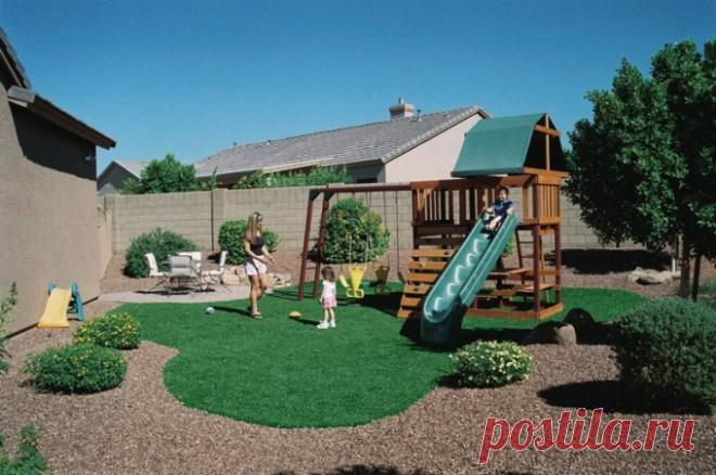 Как оформить детскую площадку на своей даче. Несколько секретов из личного опыта Детская зона на дачном участке – это неотъемлемая часть, ландшафтного дизайна. Каждый ребенок мечтает о собственном уголке, где можно играть, прыгать, бегать, загорать, купаться. Имея двоих детей, я в…