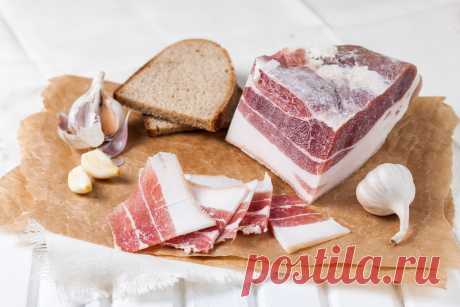 Рецепт соленого сала с чесноком | Самые вкусные кулинарные рецепты
