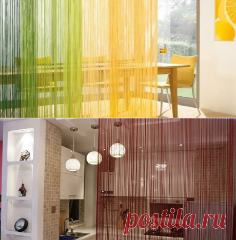 Нитяные шторы в интерьере: в чем их преимущество
Давным-давно жители восточных стран придумали веревочные занавески (кисею), которые защищали от лучей палящего солнца и не препятствовали потоку воздуха. Прошло много веков, а эти занавески по-прежнему популярны.