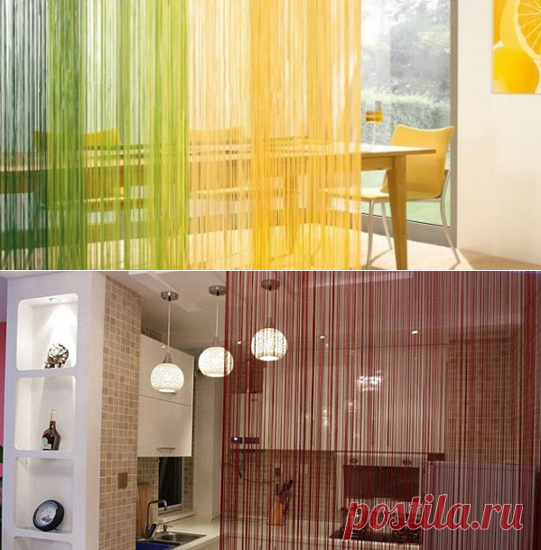 Нитяные шторы в интерьере: в чем их преимущество
Давным-давно жители восточных стран придумали веревочные занавески (кисею), которые защищали от лучей палящего солнца и не препятствовали потоку воздуха. Прошло много веков, а эти занавески по-прежнему популярны.