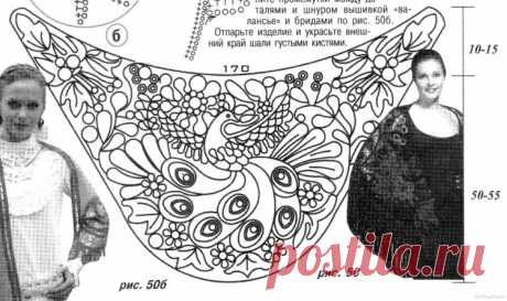 Gallery.ru / Фото #2 - шаль павлин - lelka123