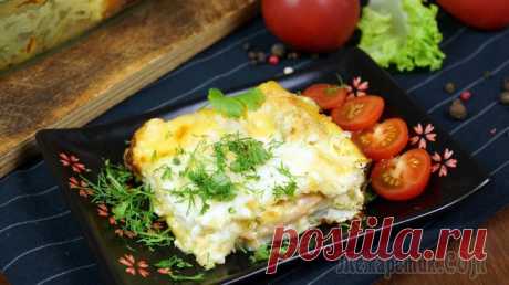 Слоеная картофельная запеканка с ветчиной и сыром Как приготовить картофельную запеканку из доступных ингредиентов? Все просто. В качестве начинки используем бекон и сыр. Получается сытное и вкусное блюдо, которое сможет приготовить каждый.Порций: 6В...