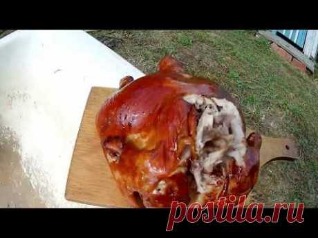 Как закоптить курицу. Коптильня курица .