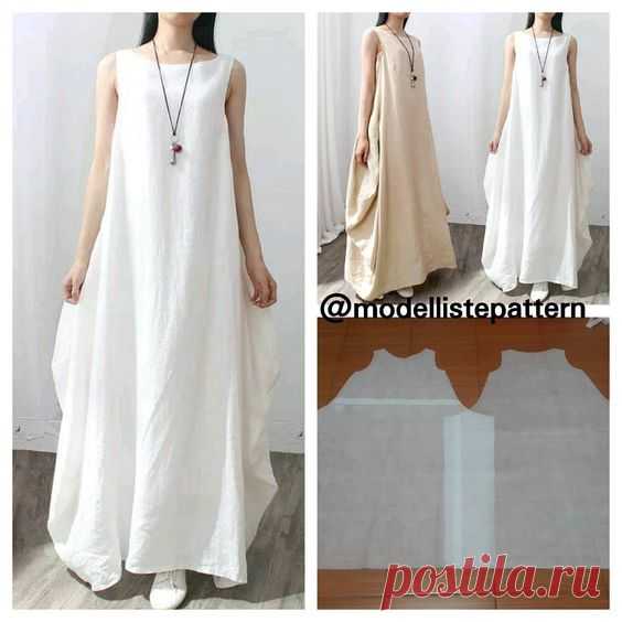 Простые платья в стиле бохо. Осенние идеи и выкройки.