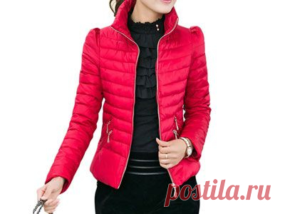 AliExpress Gaga Deals Куртка женская пуховая на молнии
