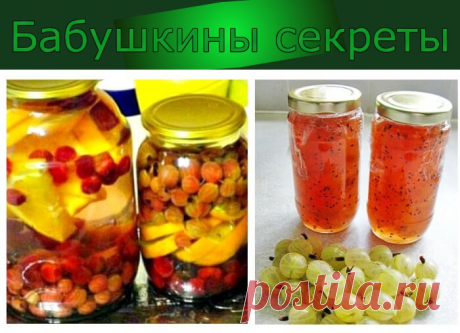 Заготовки из крыжовника на зиму, рецепты без варки, заморозки, компоты, варенье, желе