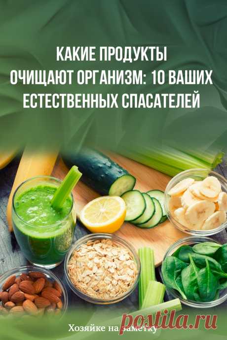 Какие продукты очищают организм: 10 ваших естественных спасателей