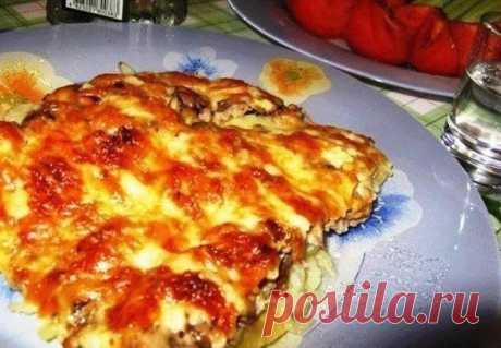 Мясо по-французски&quot; из куриного фарша