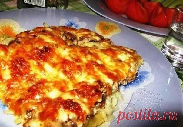 Мясо по-французски" из куриного фарша