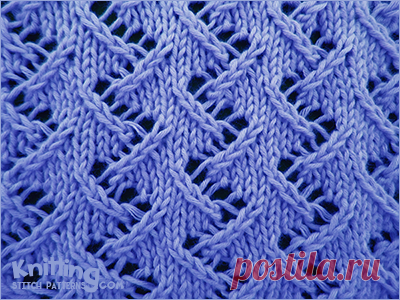 Zig Zag Lace #2 | Knitting Stitch Patterns