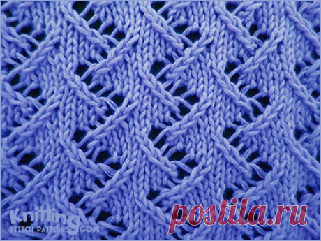 Zig Zag Lace #2 | Knitting Stitch Patterns