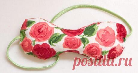 Повязка-компресс для глаз своими руками: избавляемся от тёмных кругов и мешков под глазами | Самоделкино