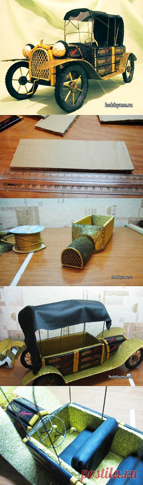 Мастер-класс 'Ретро машина из конфет своими руками (свит-дизайн)' - Море хобби. Мы расскажем вам все о рукоделии и мастер-классах