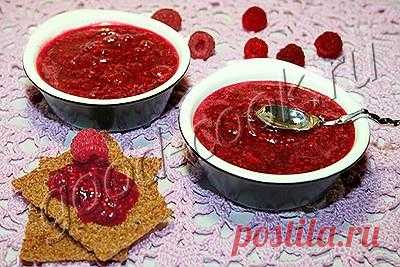 МАЛИНА, ПЕРЕТЕРТАЯ С САХАРОМ