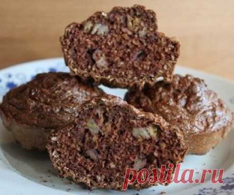 Шоколадный кекс с бананом