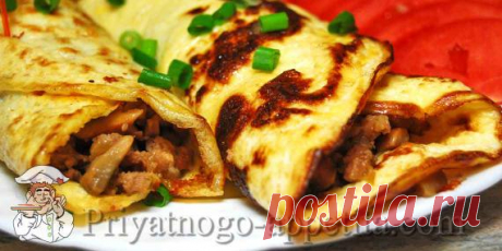 Рецепт бризоли -  вкусно, сытно и красиво!  Прекрасный завтрак или обед, который сможет приготовить любой из самых обыкновенных продуктов.