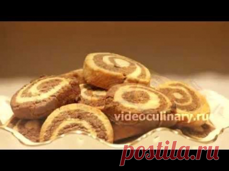 Песочное печенье Спиральки - Рецепт Бабушки Эммы на videoculinary.ru - YouTube