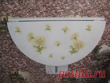 Откидной столик для маленького балкона. МК