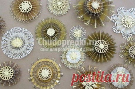 снежинки из бумаги схемы объемные, снежинки из бумаги объемные