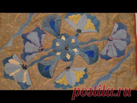 Из ненужных джинсов. Красиво оригинально и просто.