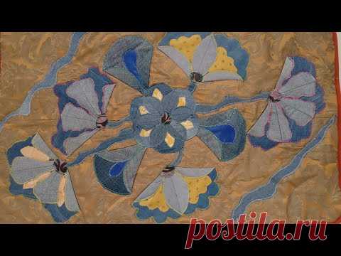 Из ненужных джинсов. Красиво оригинально и просто.