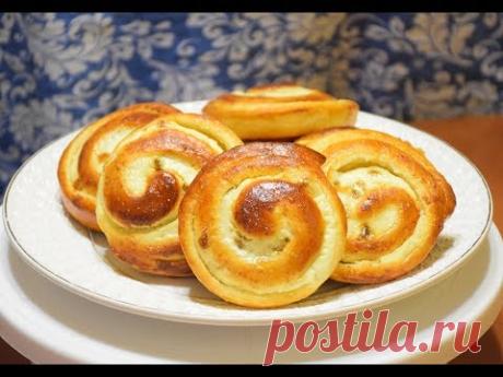 Ватрушки-Завитушки ✧ С творогом и изюмом