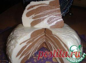 Желейная "Зебра" - кулинарный рецепт