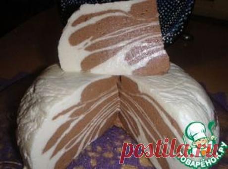 Желейная "Зебра" - кулинарный рецепт