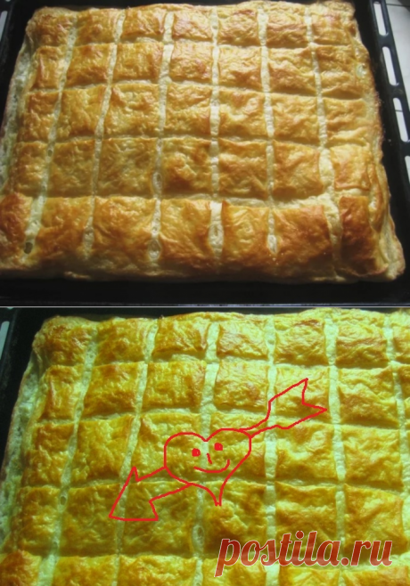 Пирог мясной (холостяк) - Простые рецепты Овкусе.ру