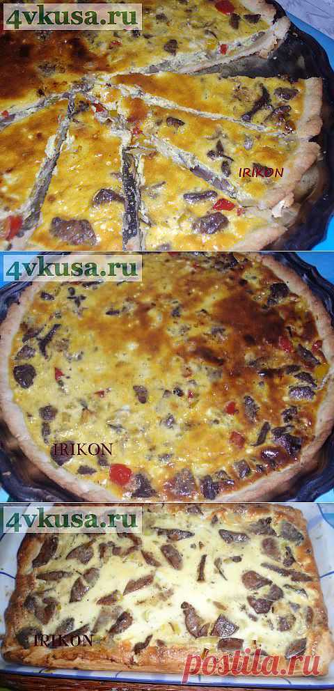 ОТКРЫТЫЙ ПИРОГ С ПЕЧЕНЬЮ. | 4vkusa.ru
