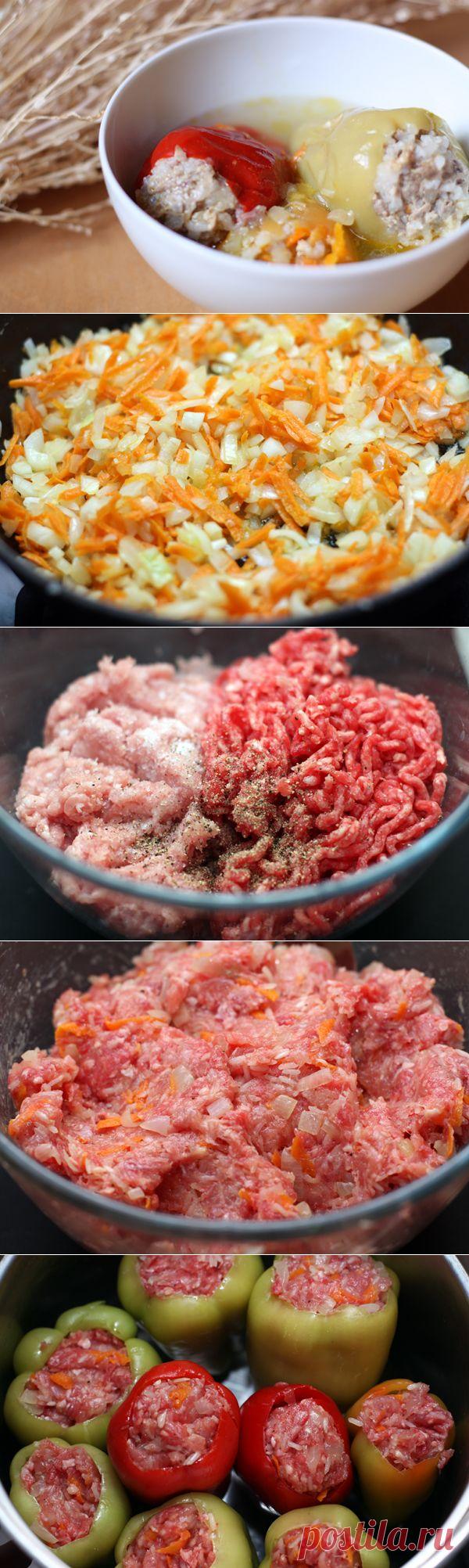 Фаршированный перец — рецепт с пошаговыми фотографиями на Foodclub.ru