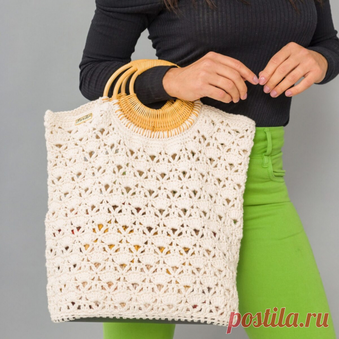 Пляжная сумка крючком. Описание и схемы – Paradosik Handmade - вязание для начинающих и профессионалов