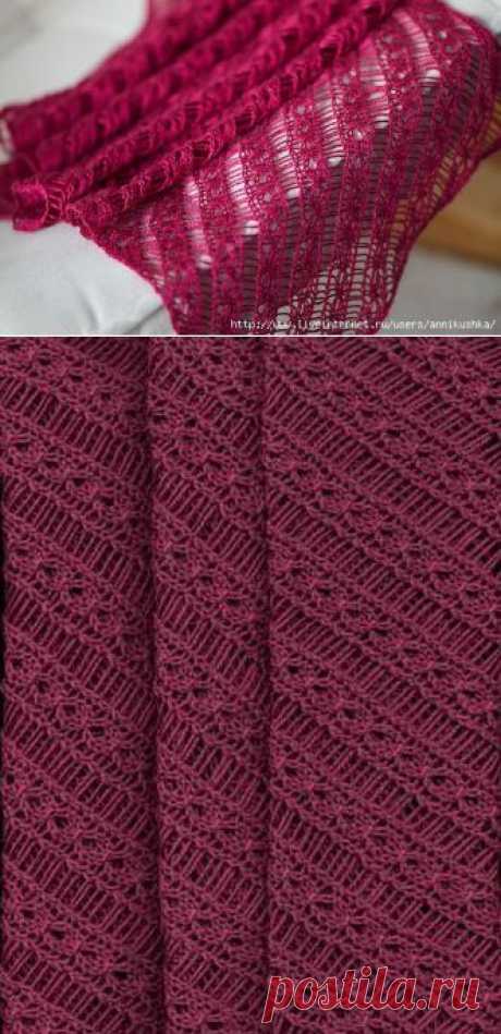 Ажурный палантин Монета