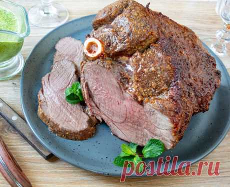Рецепт бараньей ноги, запеченной в сванской соли с фото пошагово на Вкусном Блоге