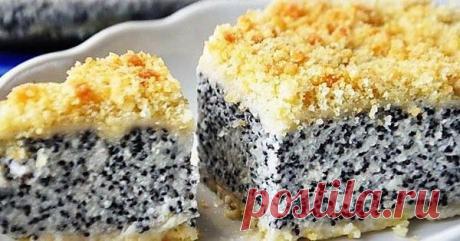 Немецкий маковый творожник Ингредиенты:&nbsp; 
Тесто:&nbsp;мука пшеничная &mdash; 300 гр.,&nbsp;&nbsp;
масло сливочное &mdash; 130 гр.,&nbsp;&nbsp;
сахарный песок &mdash; 100 гр. 
 
Начинка:&nbsp;молоко &mdash; 750 мл.,&nbsp;&nbsp;
сахарный песок &mdash; 150 гр.,&nbsp;&nbsp;
масло сливочное несоленое &mdash;...