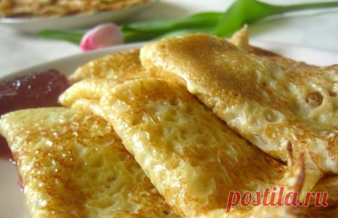 Заварные блины — Домашний ресторан