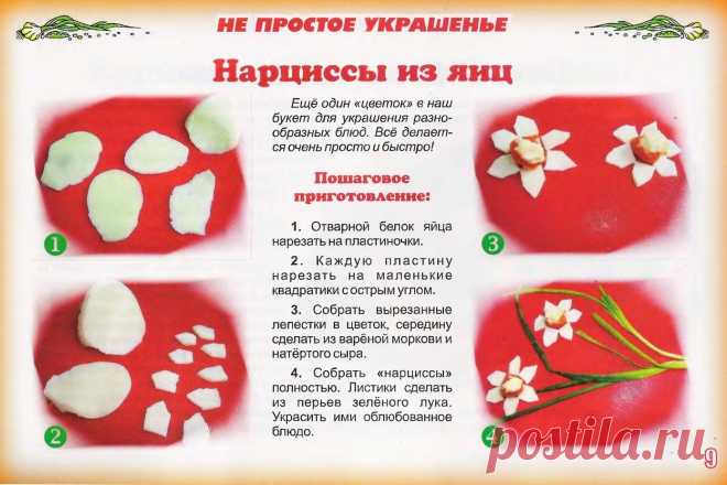 Нарциссы из яиц