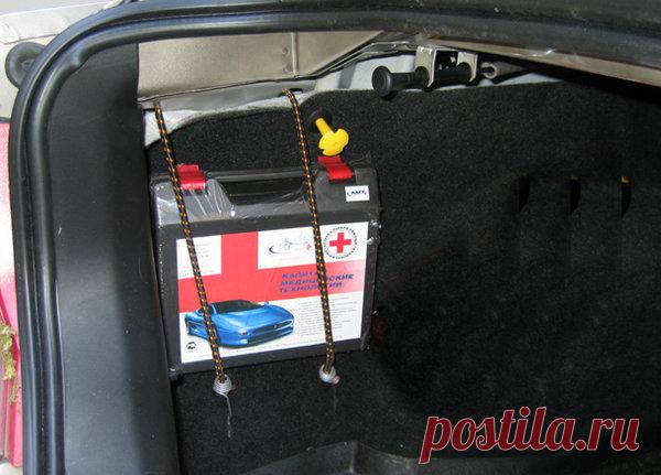 Где нужно хранить огнетушитель, аптечку и знак аварийной остановки в машине? | Тише едешь - дальше будешь | Яндекс Дзен
