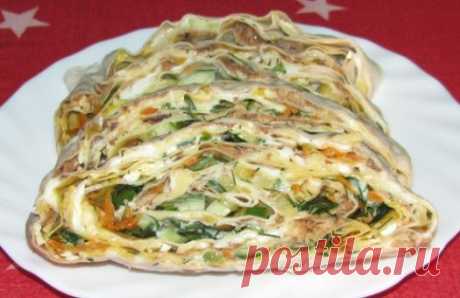 Рулет из лаваша с консервами - Женский журнал LadySpecial.ru : специально для женщин