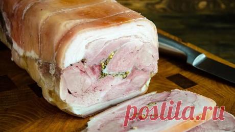 Делаю СРАЗУ ДВЕ ПОРЦИИ, потому что это Очень Вкусно. Еще и БЮДЖЕТНО! Свиная рулька (рулет из рульки)