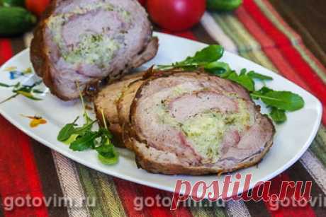 Рулет из свинины с капустной начинкой. Рецепт с фото / Готовим.РУ