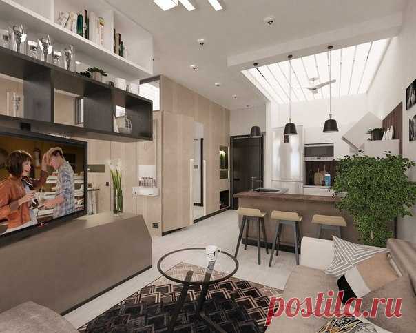 Стильный дизайн 38 кв м - Дизайн интерьеров | Идеи вашего дома | Lodgers