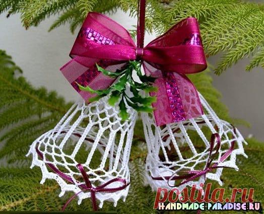 Рождественские колокольчики и ангелы крючком - идеи и схемы вязания &raquo; Женский Мир