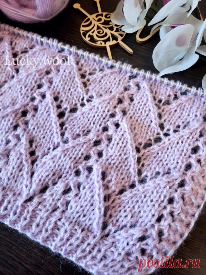 Узор спицами 