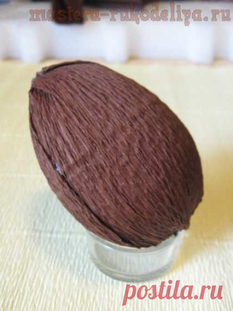 Мастера рукоделия - рукоделие для дома. Бесплатные мастер-классы, фото и видео уроки - Мастер-класс по свит-дизайну: Шоколадное яйцо в гофре